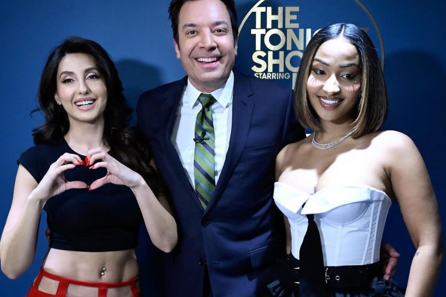 Nora Fatehi Makes a Historic US TV Debut on The Tonight Show, Joining Shenseea in a Power