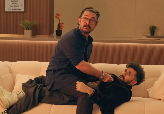 Aamir Khan Hilariously “Beats Up” Vir Das in Chaotic Announcement Video for Happy Patel