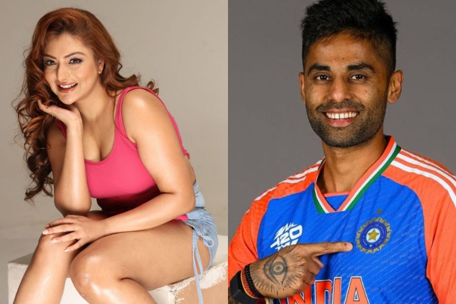 Khushi Mukherjee and Suryakumar Yadav