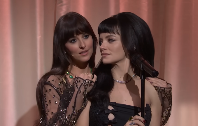Dakota Johnson Steals the Spotlight With Surprise Role in Lily Allen’s SNL Performance