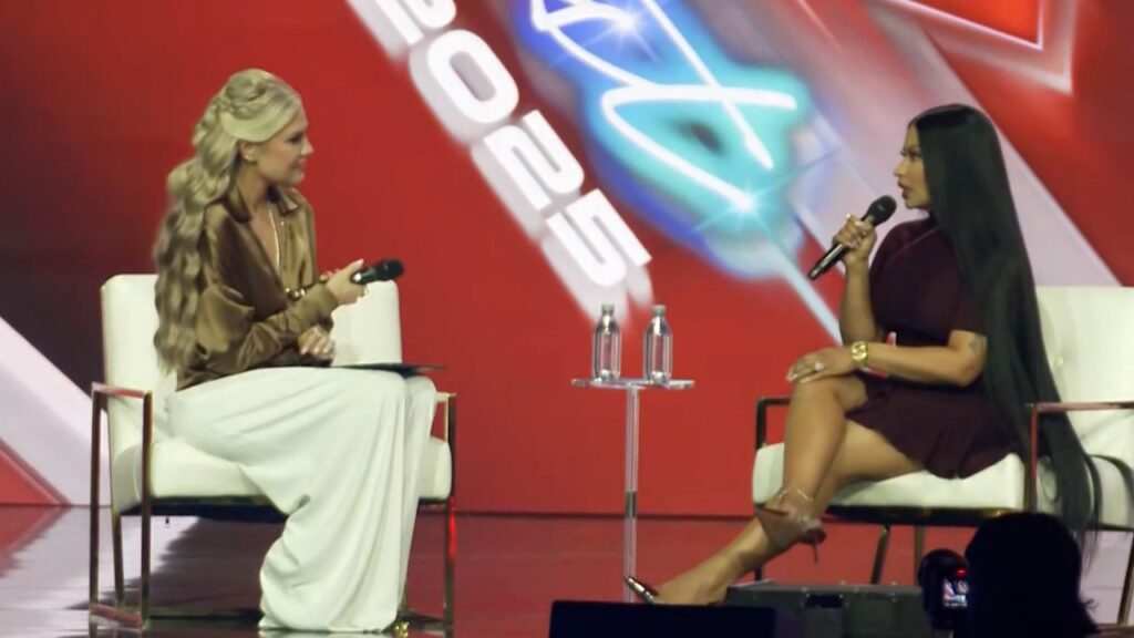 Nicki Minaj Makes Surprise AmericaFest Appearance, Praises Trump and Takes Aim at Gavin Newsom