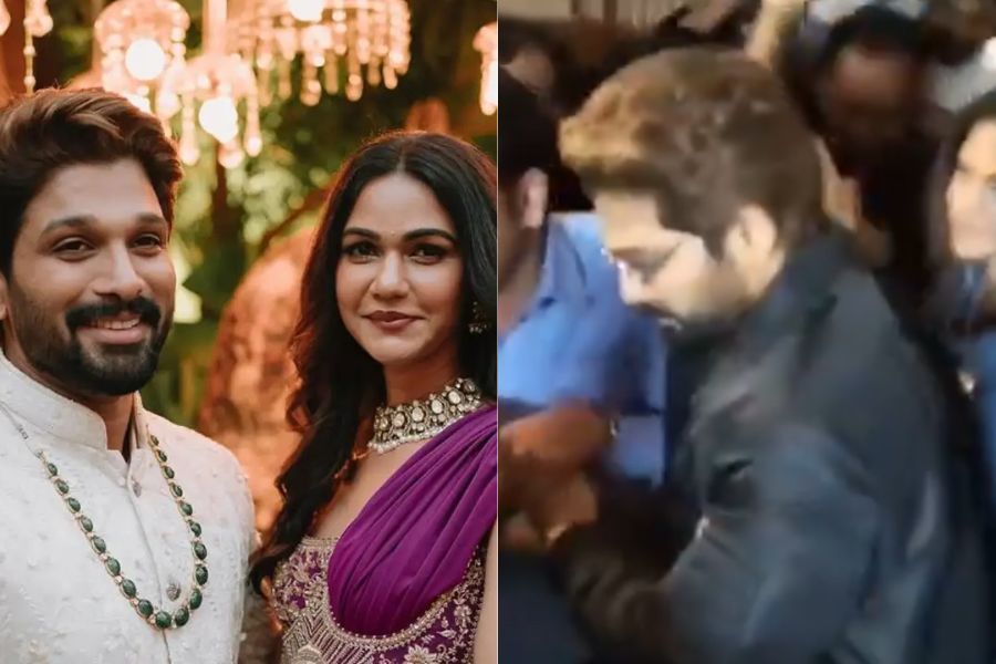 Allu Arjun and Sneha Reddy