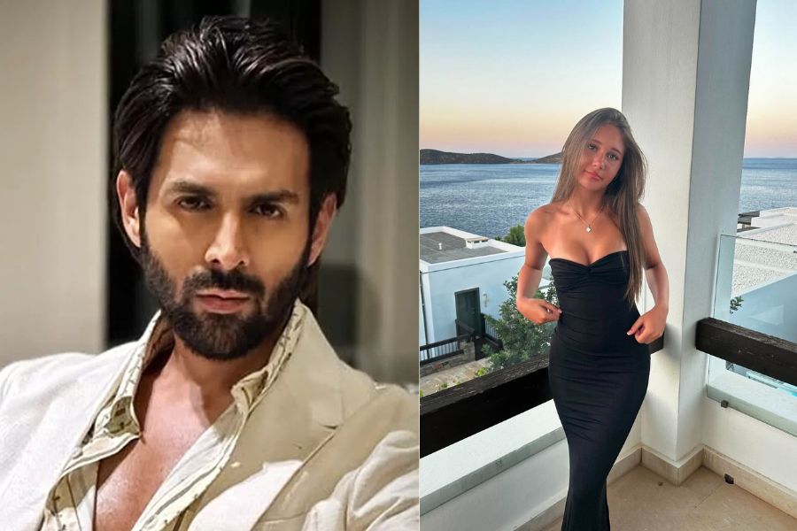 Kartik Aaryan and Karina Kubiliute