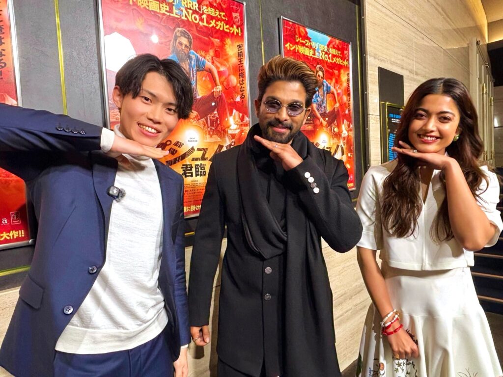 Japanese Fan Stuns Allu Arjun and Rashmika Mandanna