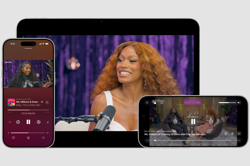 Apple Podcasts Goes All-In on Video, Taking On YouTube and Spotify