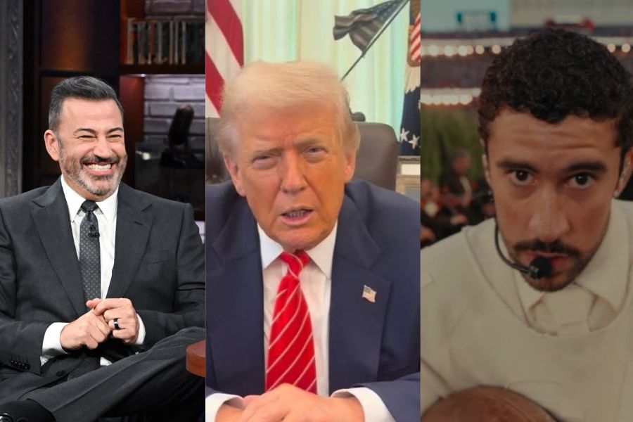 Jimmy Kimmel Roasts Trump Over Bad Bunny Halftime Rant, Mocks “All-American” Rival Show