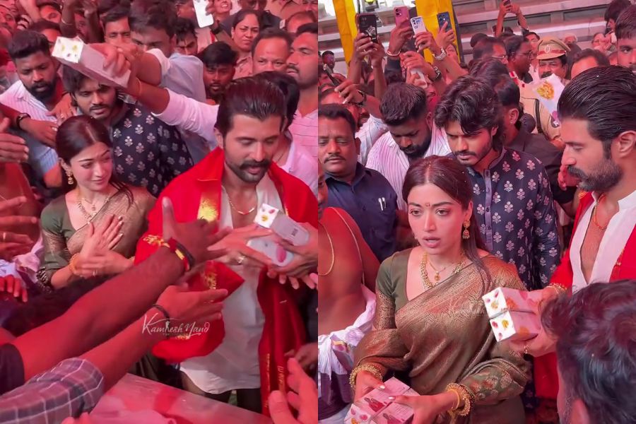 Vijay Deverakonda, Rashmika Mandanna Begin Married Life with Tirumala Visit