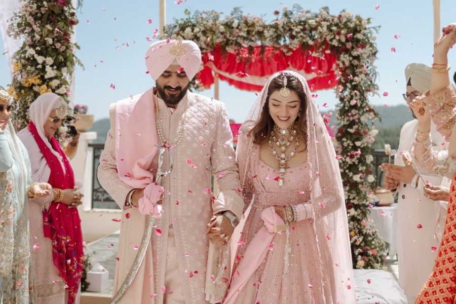 Mehreen Pirzada Marries Arsh Aulakh In Intimate Himachal Ceremony, Celebs Shower Love