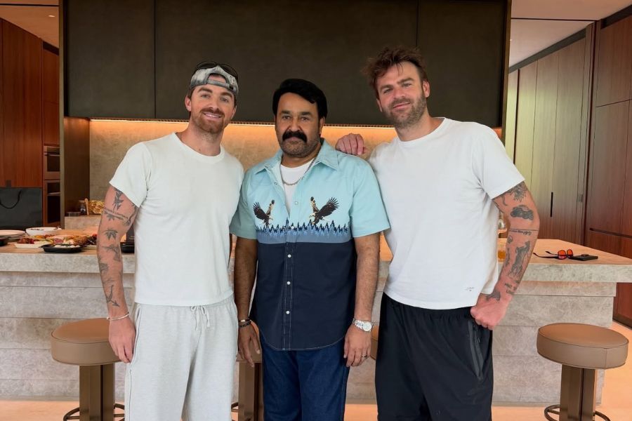 Chainsmokers Meet Mohanlal in Dallas and Suddenly Fans Can’t Stop Talking About This Wild Crossover