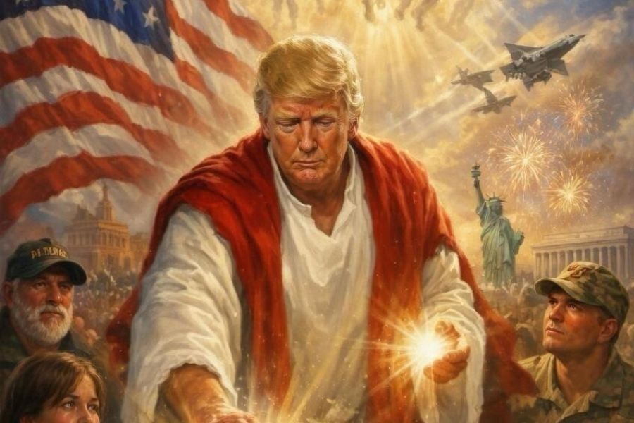 Trump’s AI ‘Jesus’ Post Backfires, Deleted After Massive Backlash